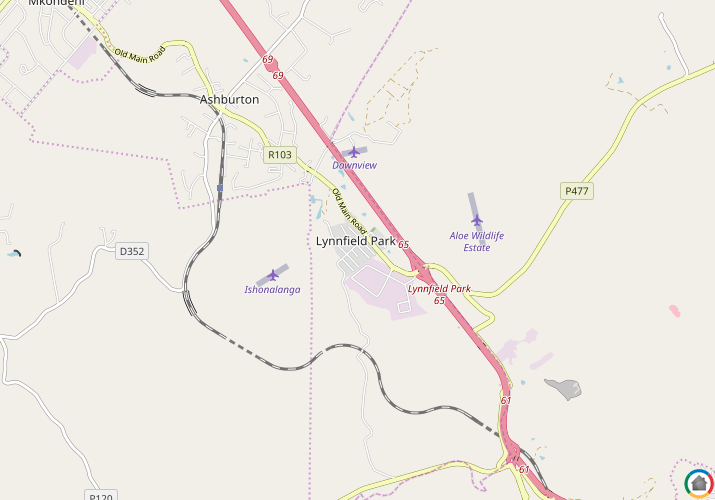 Map location of Lynnfield Park